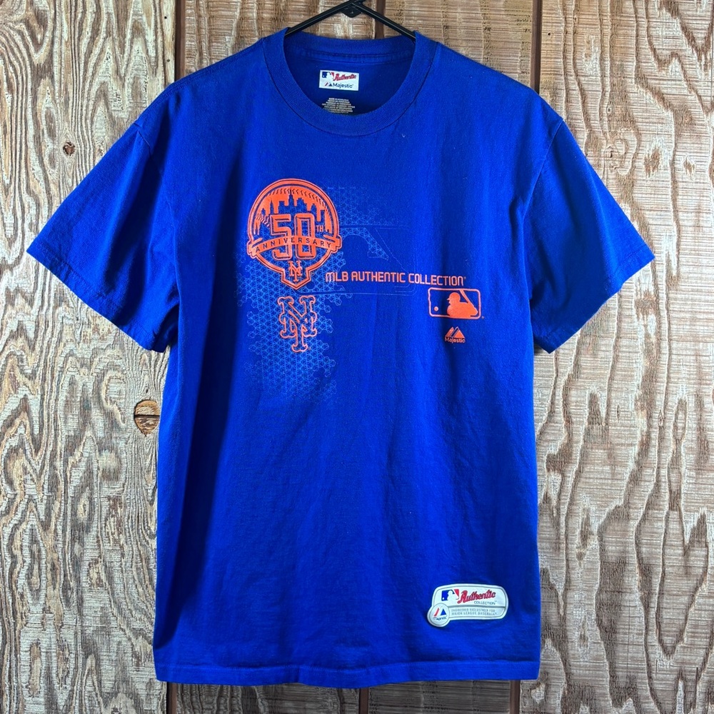 MLB New York Mets 50th Anniversary Authentic Graphic Tee